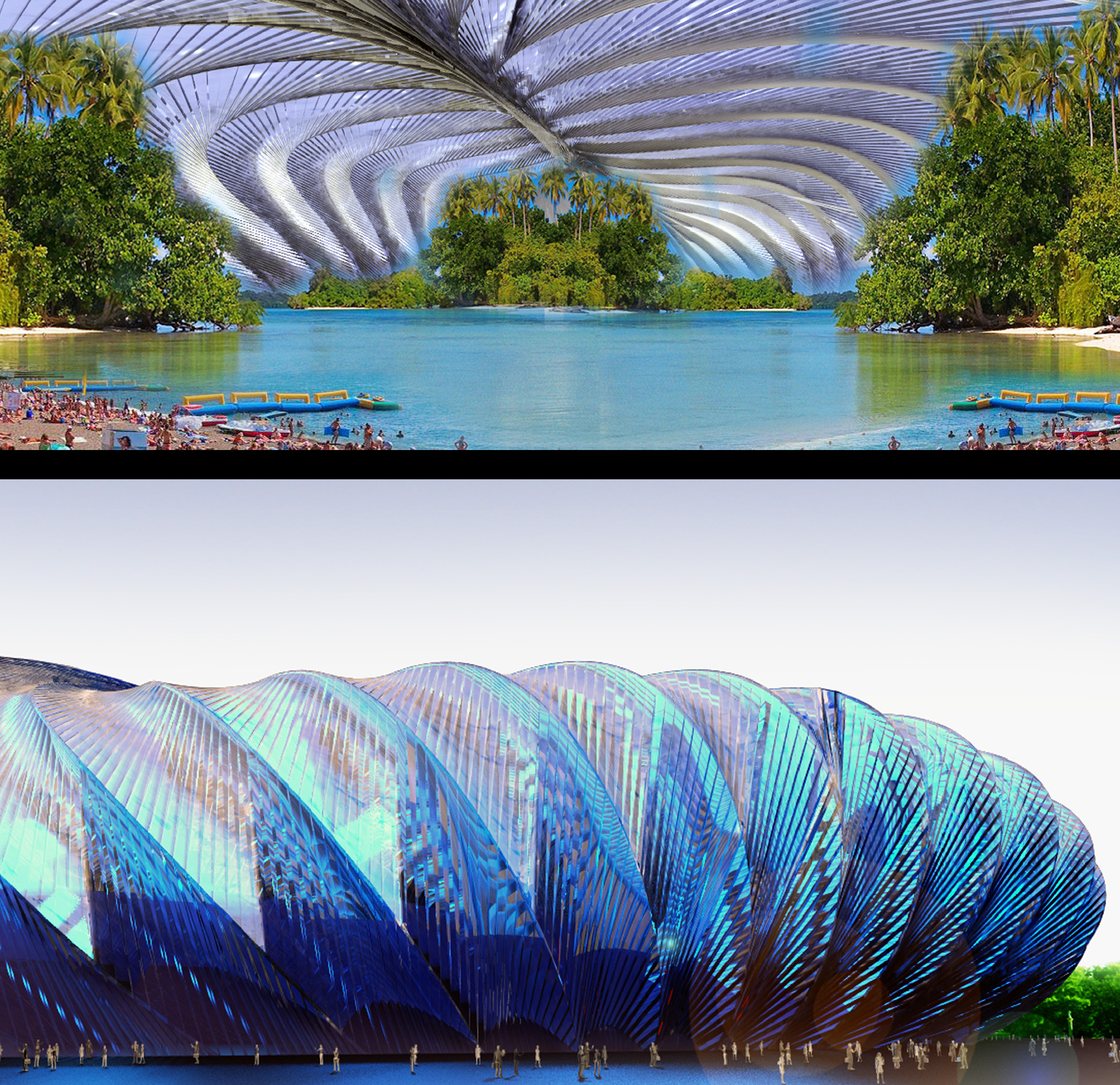 Covered beach — view 1 of 2