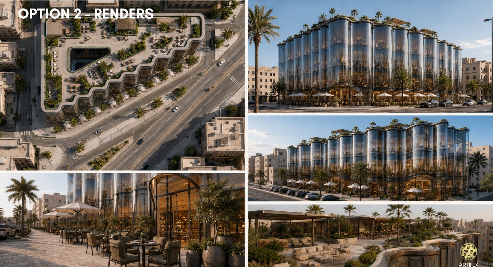 Al Hijrah Commercial Centre — design option 1
