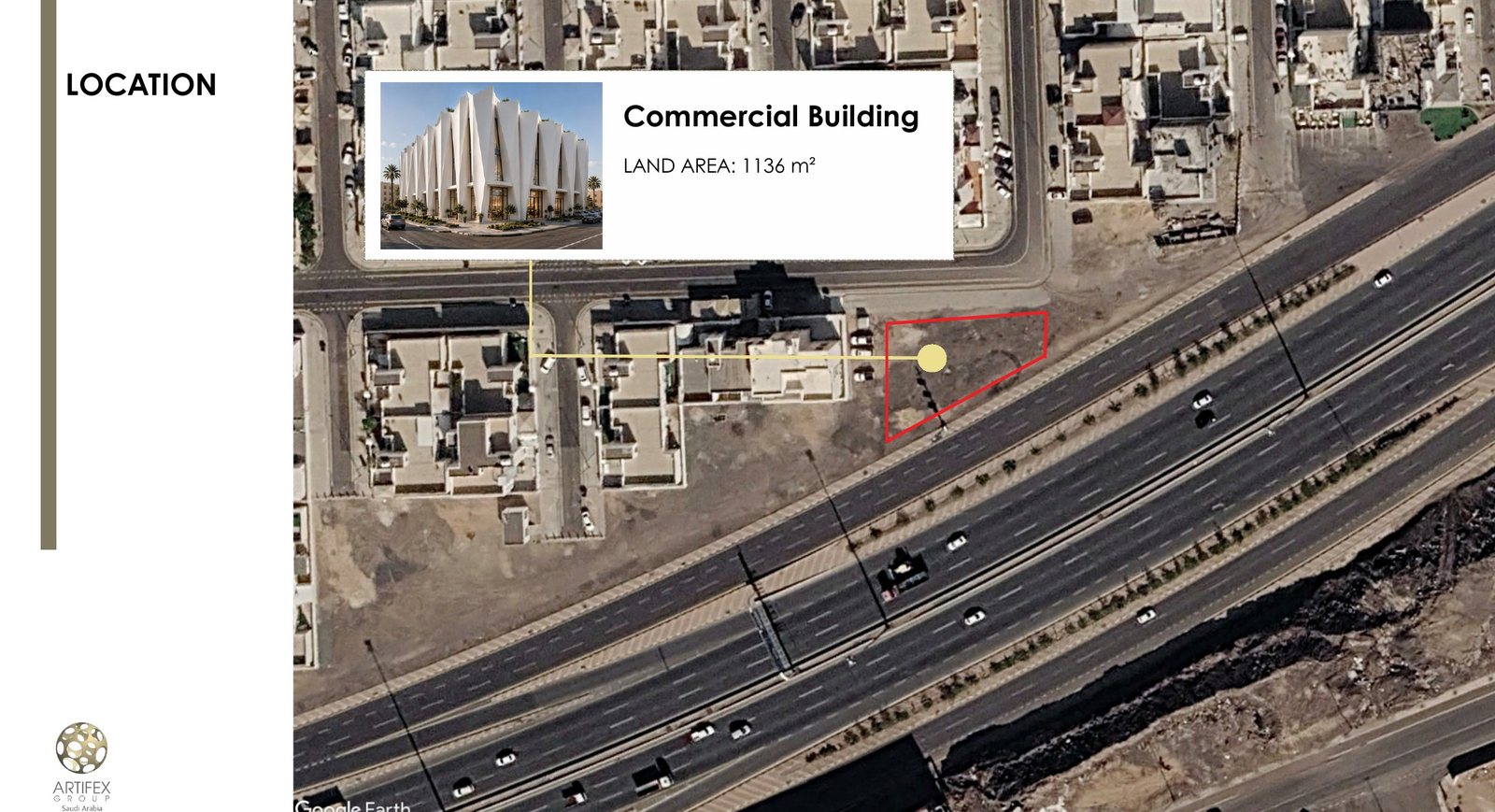 Al Hijrah Commercial Centre — location and plan study 1
