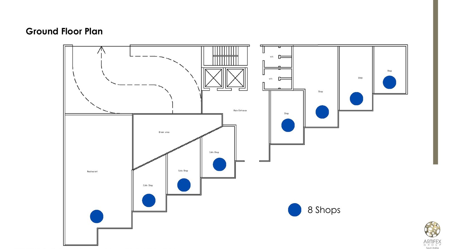 Al Hijrah Commercial Centre — location and plan study 3