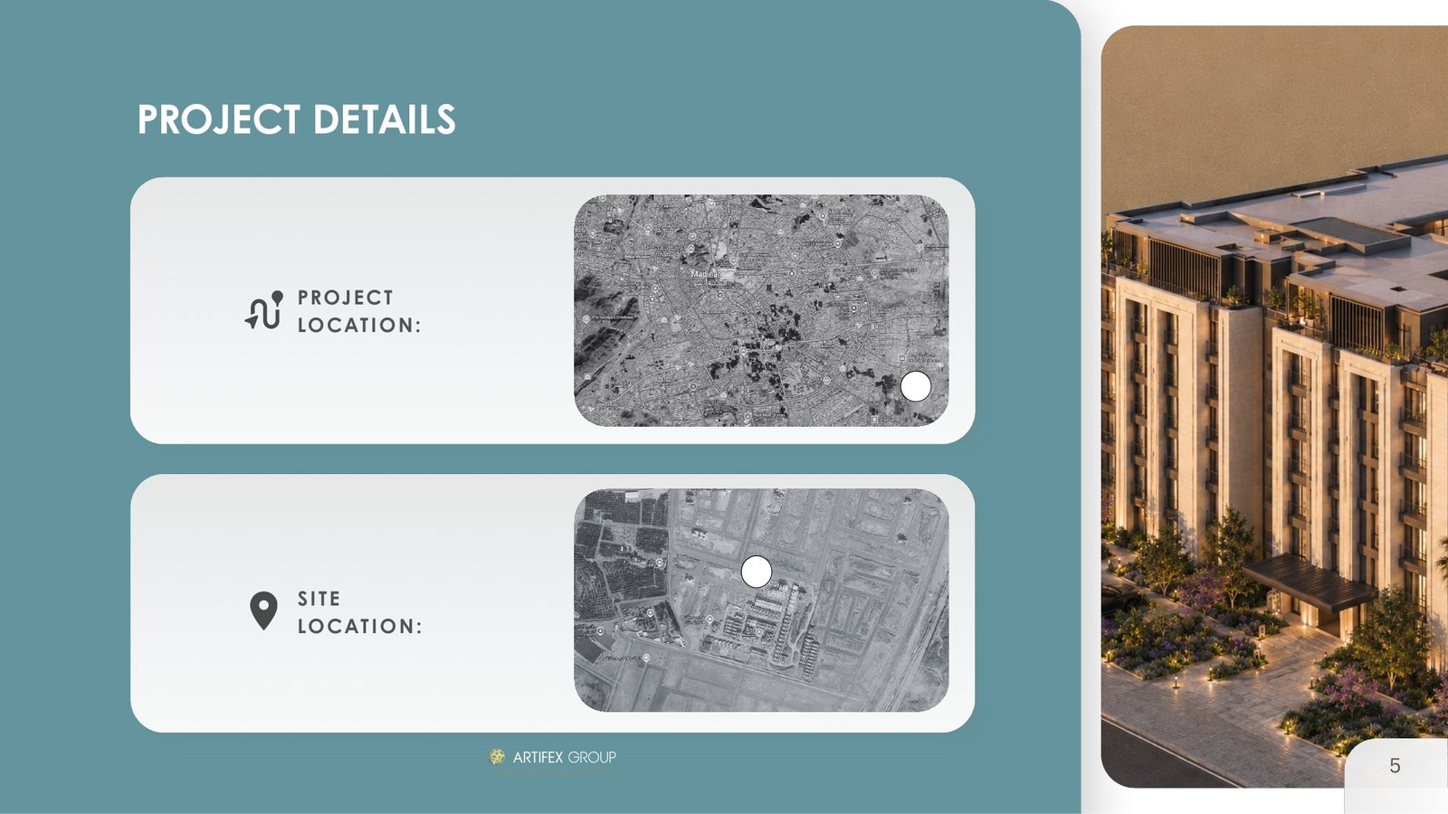 2 800 m² Residential Complex — project record sheet 1