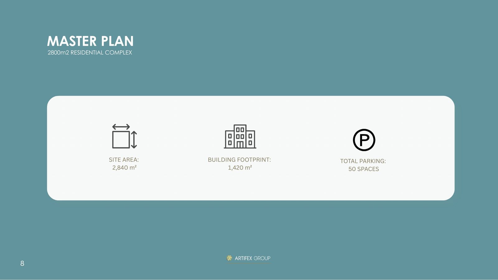 2 800 m² Residential Complex — project record sheet 4