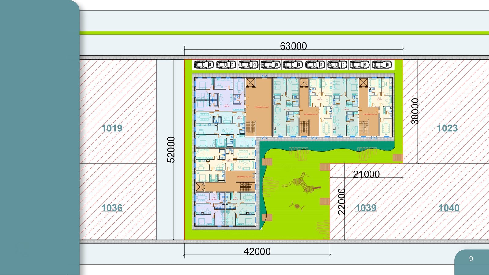 2 800 m² Residential Complex — project record sheet 5