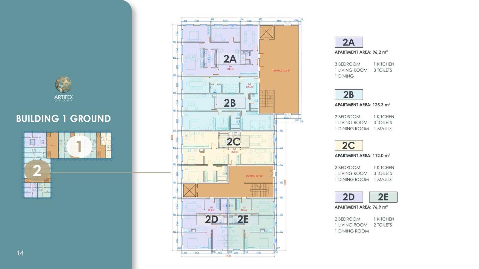 2 800 m² Residential Complex — project record sheet 10