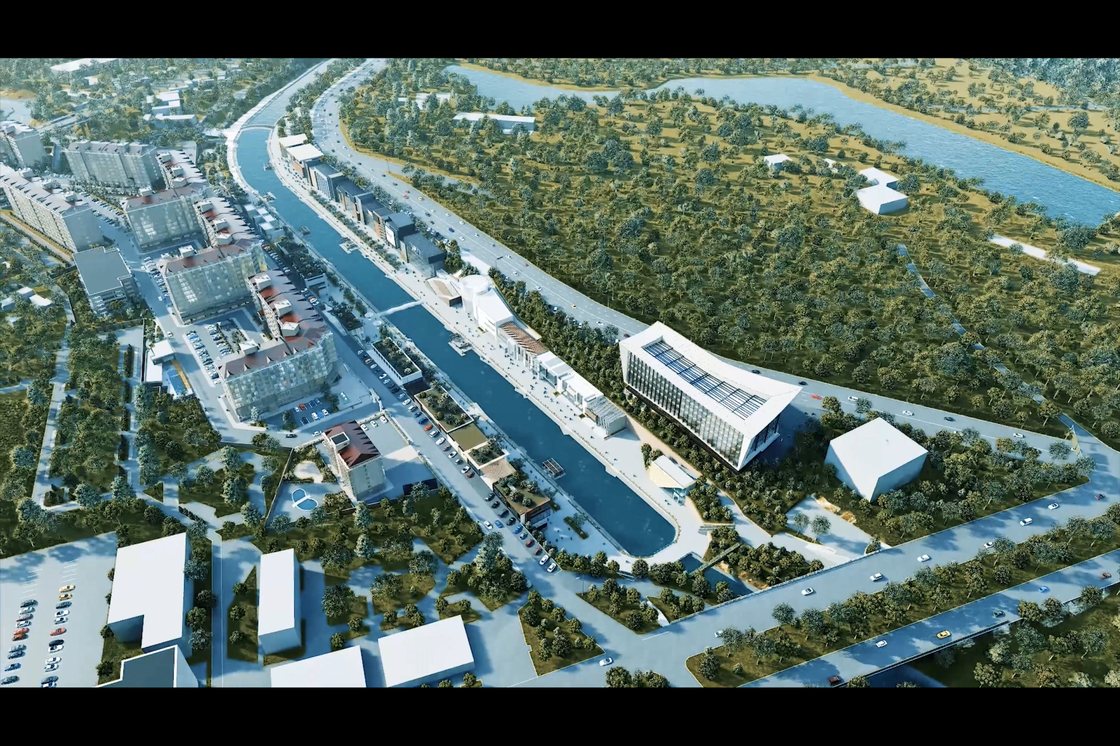 Luxury Waterfront Street